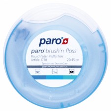 Зубная нить Paro Swiss brush'n floss суперфлосс 20 x 15 см (7610458017609)