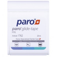 Зубна нитка Paro Swiss glide-tape стрічка тефлонова 20 м (7610458017623)