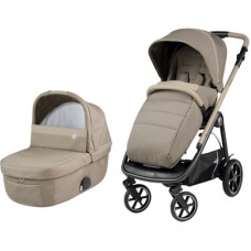 Коляска Peg-Perego 2 в 1 Veloce Sand, бежевая (PACK-VEL2100000008)