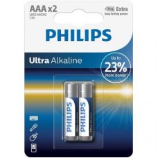 Батарейка Philips AAA LR03 Ultra Alkaline * 2 (LR03E2B/10)