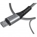 Дата кабель USB 2.0 AM to Micro 5P 1.0m Flex Gray Pixus (4897058531145)