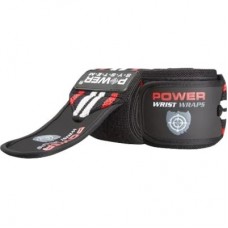 Бинт для спорта Power System Wrist Wraps PS-3500 Red/Black (PS-3500_Red-Black)