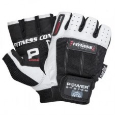 Перчатки для фитнеса Power System Fitness PS-2300 Black/White XS (PS-2300_XS_Black-White)