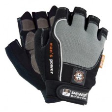 Рукавички для фітнесу Power System Mans Power PS-2580 Black/Grey XS (PS-2580_XS_Black-grey)