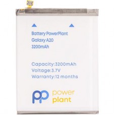 Акумуляторна батарея PowerPlant Samsung Galaxy A20 (EB-BA505ABN) 3200mAh (SM170685)