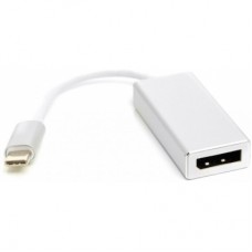 Перехідник PowerPlant USB Type-C 3.1 Thunderbolt 3 (M) - DisplayPort (F), 4K, 0.15 (CA911851)