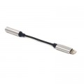 Перехідник Lightning to Jack 3.5 mm, 0.1 m PowerPlant (CA910366)