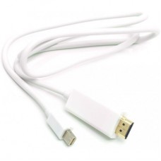 Кабель мультимедійний miniDisplayPort (M) to HDMI (M) 1.0m PowerPlant (CA912131)