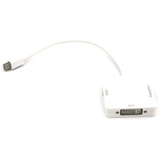 Перехідник mini DisplayPort (Thunderbolt) to DisplayPort, HDMI, DVI 0.2 PowerPlant (CA911097)