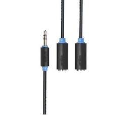 Кабель мультимедійний Jack 3.5mm to 2xJack 3.5 M Prolink (PB107-0030)