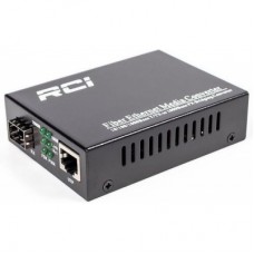 Медіаконвертер RCI 1G, SFP slot, RJ45, standart size metal case (RCI300S-G)