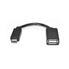 Дата кабель OTG USB 2.0 AF to Type-C 0.1m REAL-EL (EL123500030)