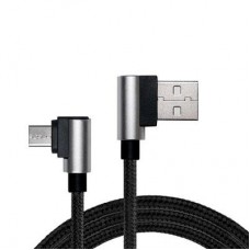 Дата кабель USB 2.0 AM to Micro 5P 1.0m Premium black REAL-EL (EL123500031)