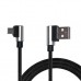 Дата кабель USB 2.0 AM to Micro 5P 1.0m Premium black REAL-EL (EL123500031)