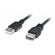 Дата кабель USB 2.0 AM/AF 3.0m Pro black REAL-EL (EL123500029)