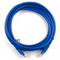 Патч-корд 10м, RJ-45, Cat.5e, CU, мідь, синій Ritar (PCR-CU/10Be / 09800)