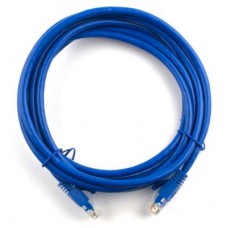 Патч-корд 10м, RJ-45, Cat.5e, CU, мідь, синій Ritar (PCR-CU/10Be / 09800)