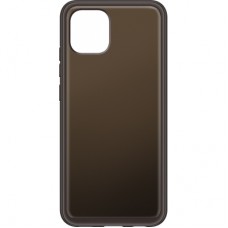 Чохол до мобільного телефона Samsung A03 Soft Clear Cover Black (EF-QA035TBEGRU)