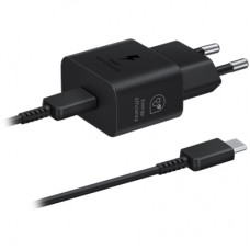 Зарядний пристрій Samsung 25W Power Adapter (w C to C Cable) Black (EP-T2510XBEGEU)