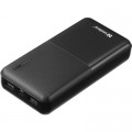 Батарея універсальна Sandberg 20000mAh, Saver, USB-C, Micro-USB, output: USB-A*2 Total 5V/2.4A (320-42)