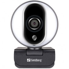 Веб-камера Sandberg Streamer Webcam Pro Full HD Autofocus Ring Light Black (134-12)