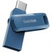 USB флеш накопичувач SanDisk 128GB Ultra Dual Drive Go Navy Blue USB 3.1 Type-C (SDDDC3-128G-G46NB)