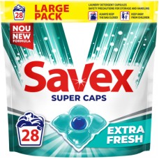 Капсулы для стирки Savex Super Caps Extra Fresh 25 шт. (3800024046896)