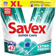 Капсулы для стирки Savex Super Caps Extra Fresh 42 шт. (3800024046919)