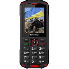 Мобільний телефон Sigma X-treme PA68 Black Red (4827798466520)