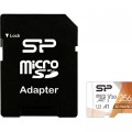 Карта памяти Silicon Power 256Gb microSDXC U3 A1 V30 Superior Color 100R/80W + adapter (SP256GBSTXDU3V20AB)