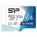 Карта памяти Silicon Power 64Gb microSDXC U3 A1 V30 Superior Color 100R/80W + adapter (SP064GBSTXDU3V20AB)