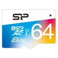 Карта пам'яті Silicon Power 64GB microSDXC Class 10 UHS-I U1 V10 (SP064GBSTXBU1V21SP)