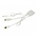 Переходник HDMI M to VGA F (с кабелями аудио и питания от USB) ST-Lab (U-990 white)