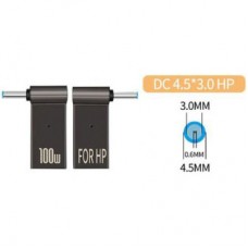 Адаптер PD 100W USB Type-C Female to DC Male Jack 4.5x3.0 mm HP ST-Lab (PD100W-4.5x3.0mm-HP)