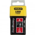 Скобы Stanley Light Duty тип а, 8мм, 1000шт (1-TRA205T)