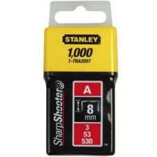 Скобы Stanley Light Duty тип а, 8мм, 1000шт (1-TRA205T)