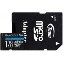 Карта памяти Team 128GB microSDXC class 10 UHS-I/U3 Elite (TEAUSDX128GIV30A103)