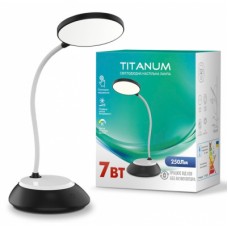 Настільна лампа TITANUM LED DC3 7W 3000-6500K USB чорна (TLTF-022B)