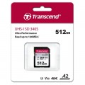 Карта пам'яті Transcend 512GB SD class 10 UHS-I U3 4K (TS512GSDC340S)