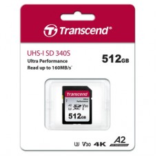 Карта пам'яті Transcend 512GB SD class 10 UHS-I U3 4K (TS512GSDC340S)