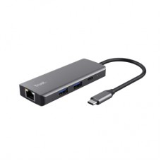 Порт-реплікатор Trust Dalyx 6-in-1 USB-C Multi-port Dock Aluminium (24968_TRUST)