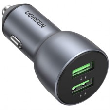 Зарядное устройство Ugreen CD213 36W 2xUSB QC 3.0 3A Car Charger (Dark Blue) (10144)