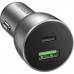 Зарядное устройство Ugreen QC 3.0+QC 3.0 Dual USB-A 36W Fast Car Charger Space Grey (CD213) (60980)