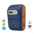 Принтер этикеток UKRMARK DP26BL bluetooth, USB, синий (00884)