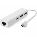 Концентратор Value Type-C Hub 3-port USB2.0 + RJ45 Fast Ethernet White (S0742)