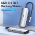 Концентратор Vention USB3.1 Type-C --> HDMI/USB 3.0x3/PD 100W Hub 5-in-1 (TODHB)