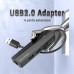 Концентратор Vention USB 2.0 to 3хUSB 2.0 + RJ45 100M Ethernet (CHPBB)