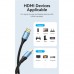 Кабель мультимедійний HDMI to HDMI 2.0m V2.0 4K 60Hz Aluminum Alloy Blue Vention (ALHSH)