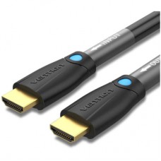 Кабель мультимедійний HDMI to HDMI 8.0m V2.0 Engineering 4K 60Hz 18Gbps HD 7.1 PVC Black Vention (AAMBK)