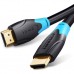 Кабель мультимедійний HDMI to HDMI 2.0m V2.0 4K 30Hz PVC Vention (AACBH)